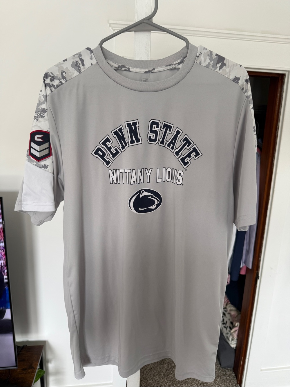 Colosseum Penn State Gray Nittany Lions Short Sleeve Tee